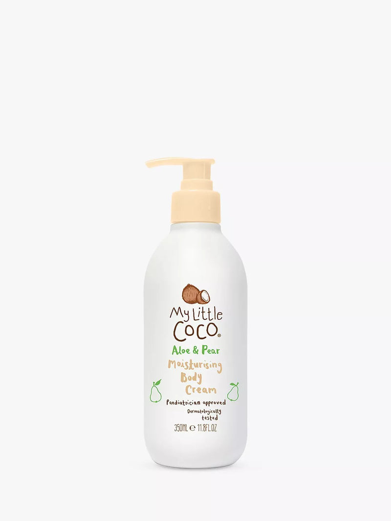 My Little Coco Aloe & Pear Baby Body Cream 350ml, imported from the UK
