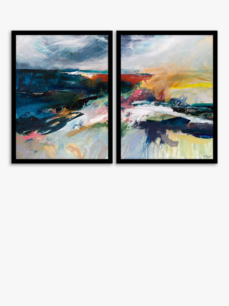 John Lewis 'Unforgiven Elements' framed art prints set of 2, 84.5x64.5cm, UK version