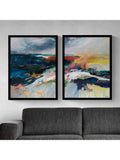 John Lewis 'Unforgiven Elements' framed art prints set of 2, 84.5x64.5cm, UK version