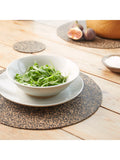 LIGA Dash cork round placemats multi set of 4, UK version