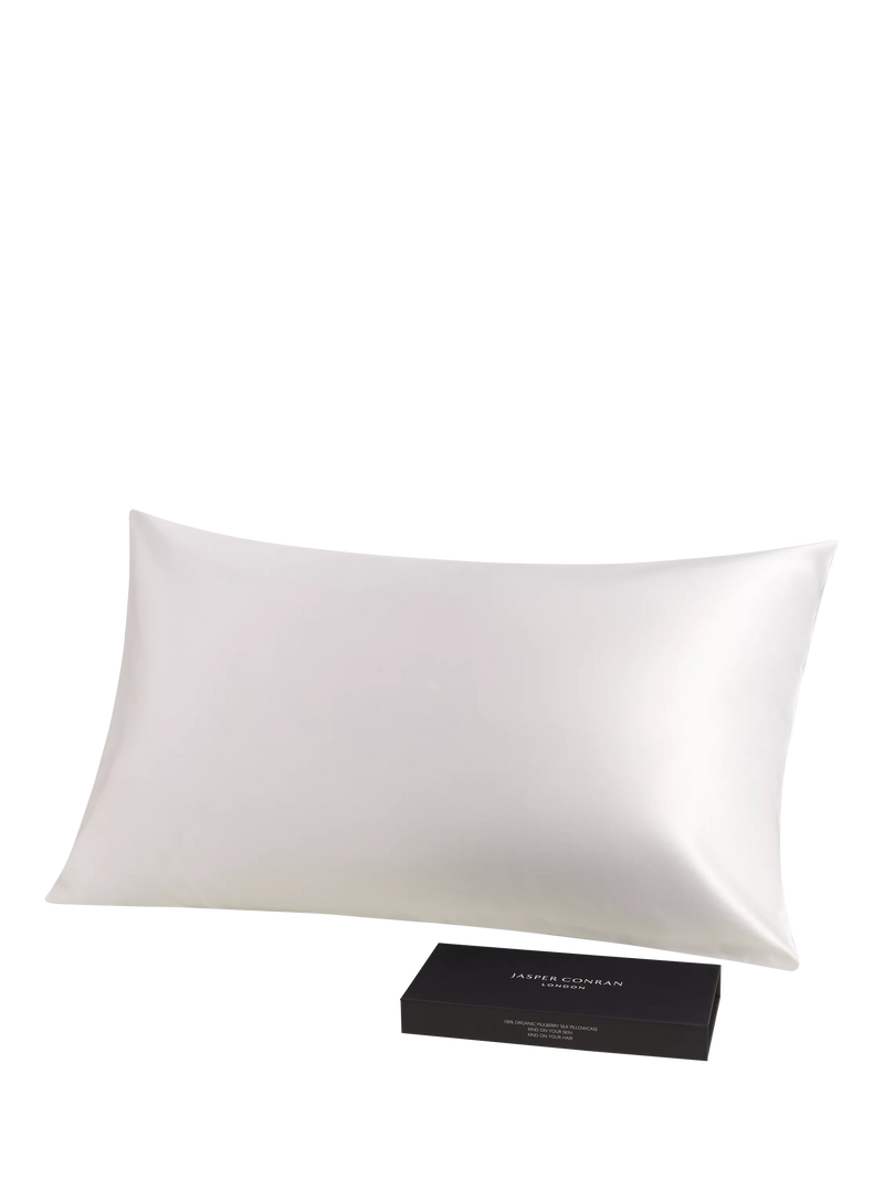Jasper Conran London Organic Mulberry Silk Standard Pillowcase