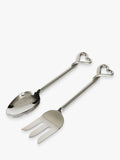 Culinary Concepts Amore Stainless Steel Salad Servers Set Of 2 Silver