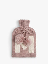 Monogram Hot Water Bottle Cover Knitting Kit in 100% Merino Wool