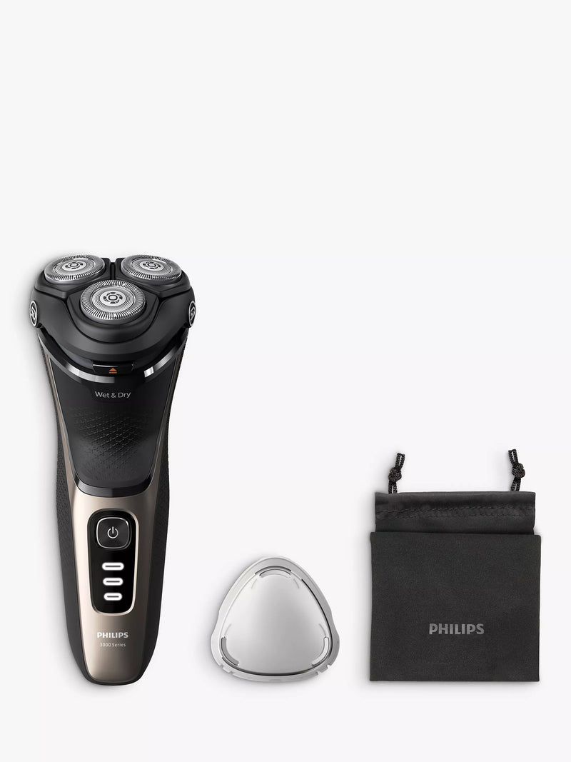 Philips electric shaver in Ash Gold, imported from the UK