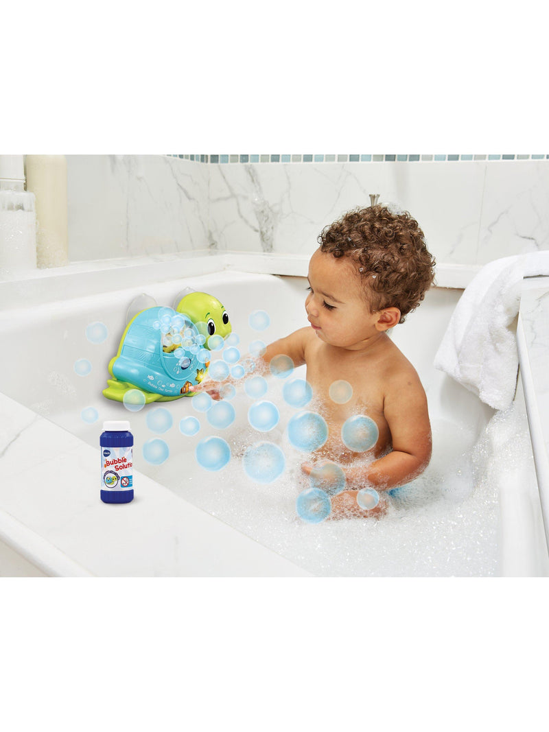 VTech turtle bath toy with bubble release and sounds (British brand)