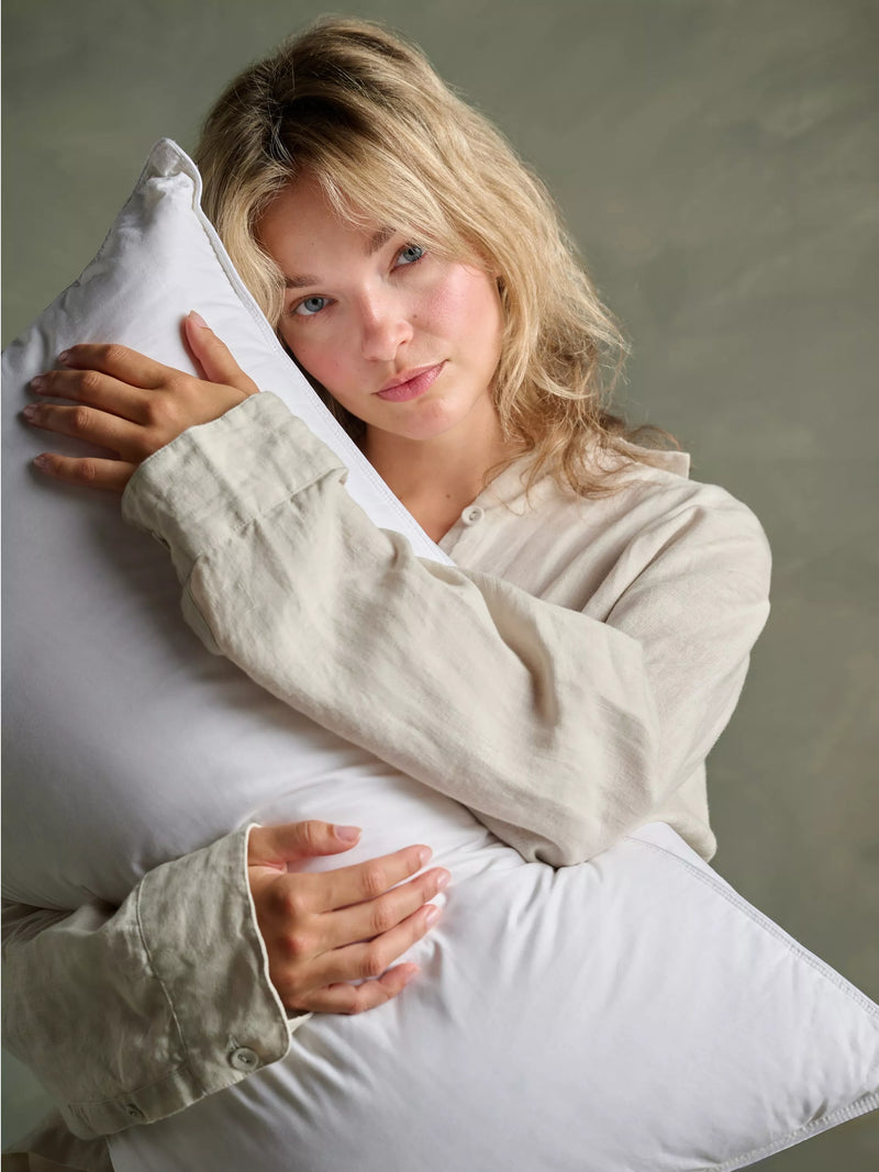 Bedfolk Duck Down Pillow Firm Kingsize - British product