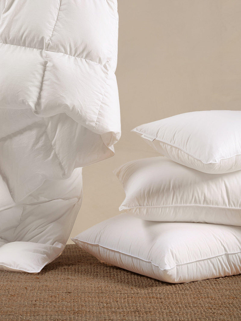 Bedfolk soft kingsize duck down pillow - British product