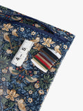 John Lewis Strawberry Thief craft storage pouch in navy, UK version