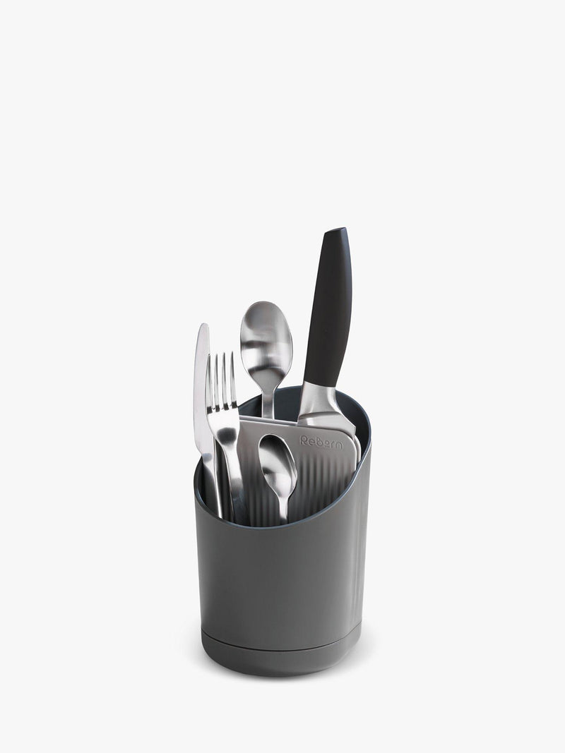 ReBorn recycled plastic cutlery drainer, imported from the UK