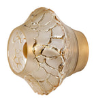 Lalique Crystal Caldera Wall Sconce, UK version