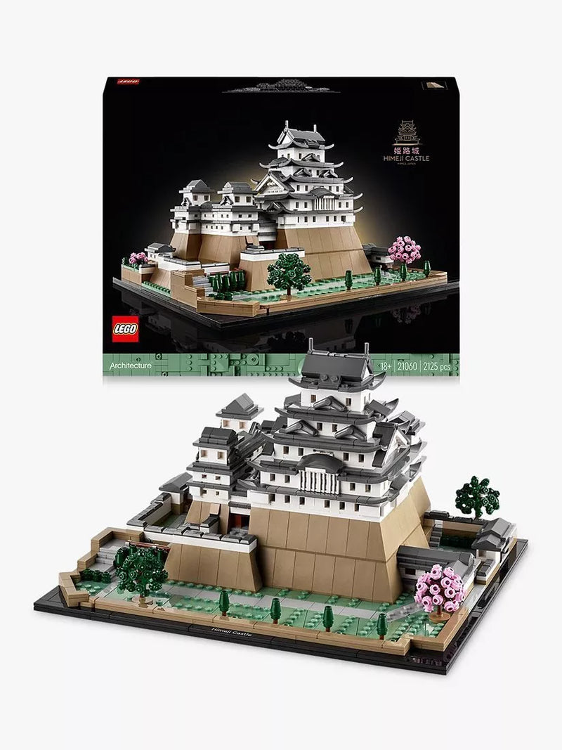 LEGO architectural model building set of Himeji Castle for adults with 2125 pieces, UK version