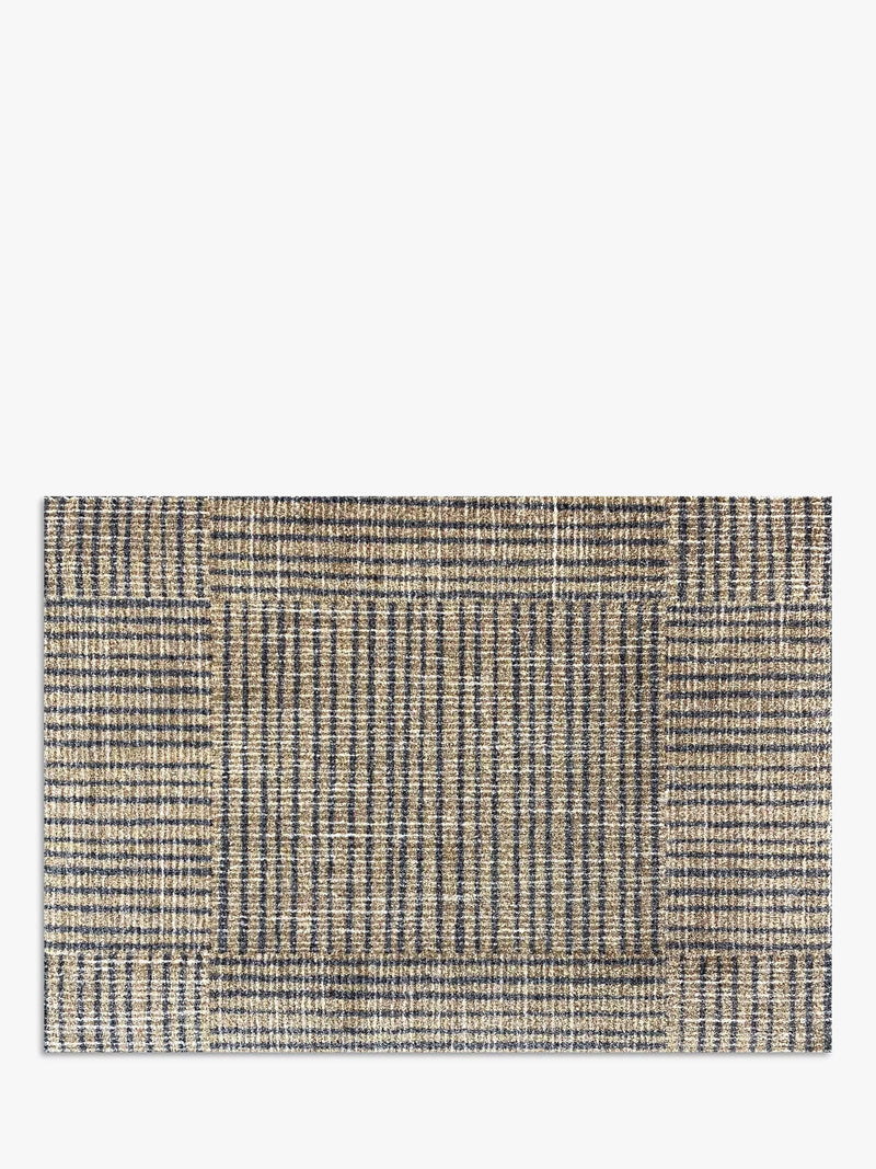 Neutral canvas wash and dry door mat (British brand)