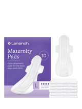 Lansinoh Extra Absorbent Maternity Pads for Postpartum Bleeding Pack of 10