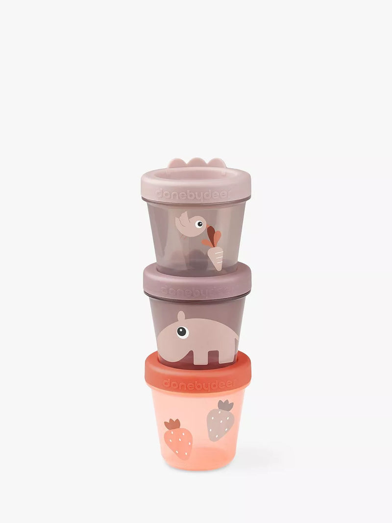 Done by Deer food containers pack of 3 - British product