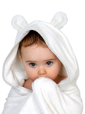 Shnuggle Wearable Baby Towel White (British brand)