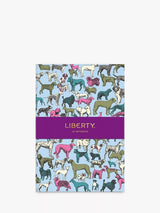 A5 Dog Notebook with Floral Graphic Print