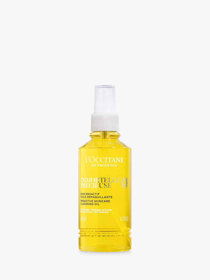 L'OCCITANE Immortelle Precious Cleansing Oil 200ml, UK version