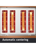 Bosch copper 4-slice toaster with warming rack - British product