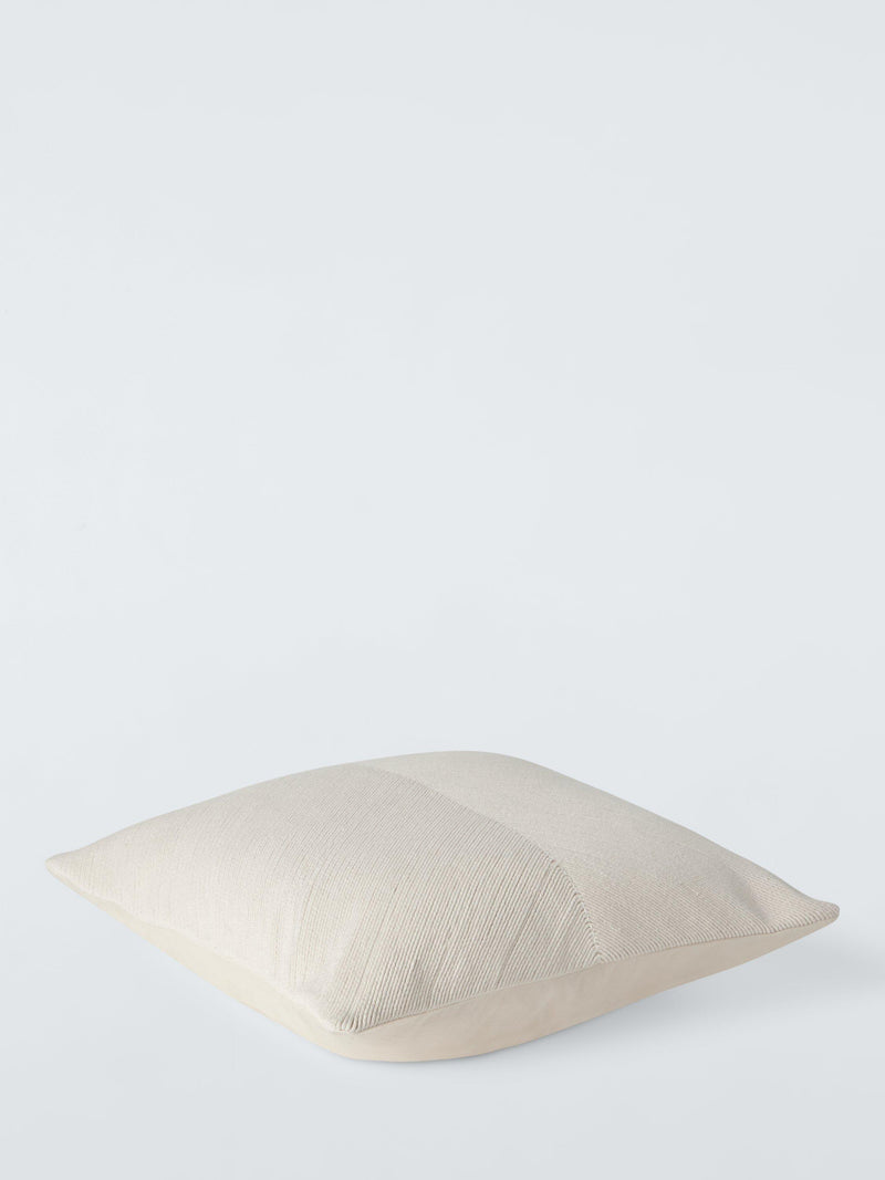 John Lewis corded square cushion with hand-guided embroidery, UK version