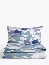 Kids' Camouflage Pure Cotton Duvet Cover and Pillowcase Set