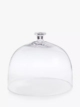 John Lewis Clear Glass Serve Dome Food Cover 27.8cm