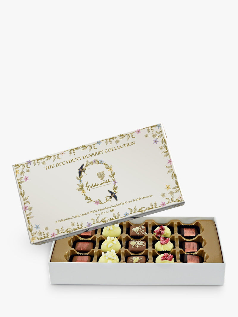 Holdsworth Exclusive Dessert Collection assorted chocolate box 185g, UK version