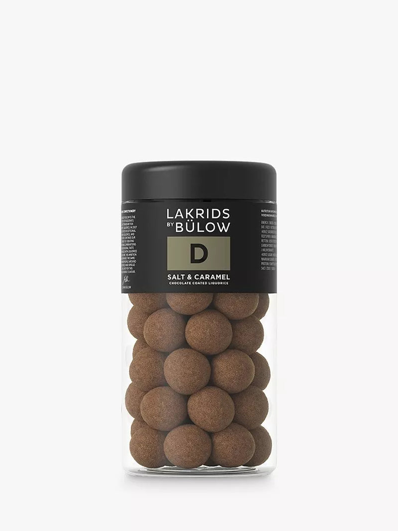 LAKRIDS BY BÜLOW Salt & Caramel Chocolate Coated Liquorice 295g, UK version