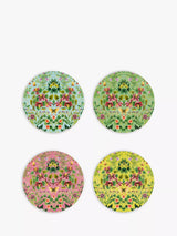 Designers Guild Ikebana Porcelain Side Plates, Set of 4, 20cm, Multi