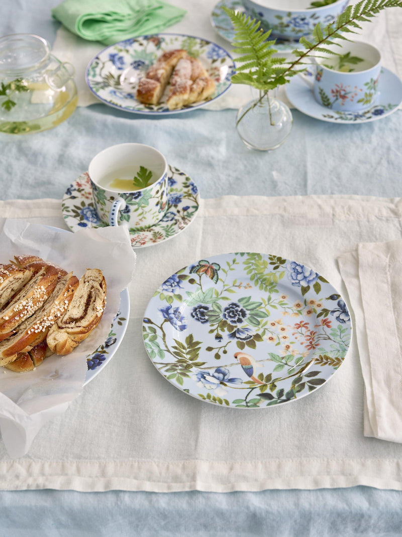Designers Guild porcelain side plates, set of 4, 20cm - British product