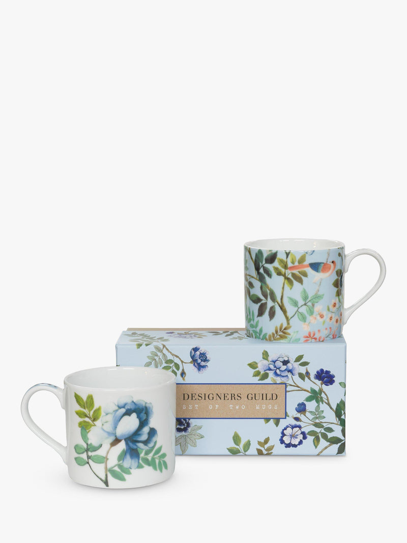 Designers Guild Porcelaine de Chine porcelain mugs set of two 290ml - British product