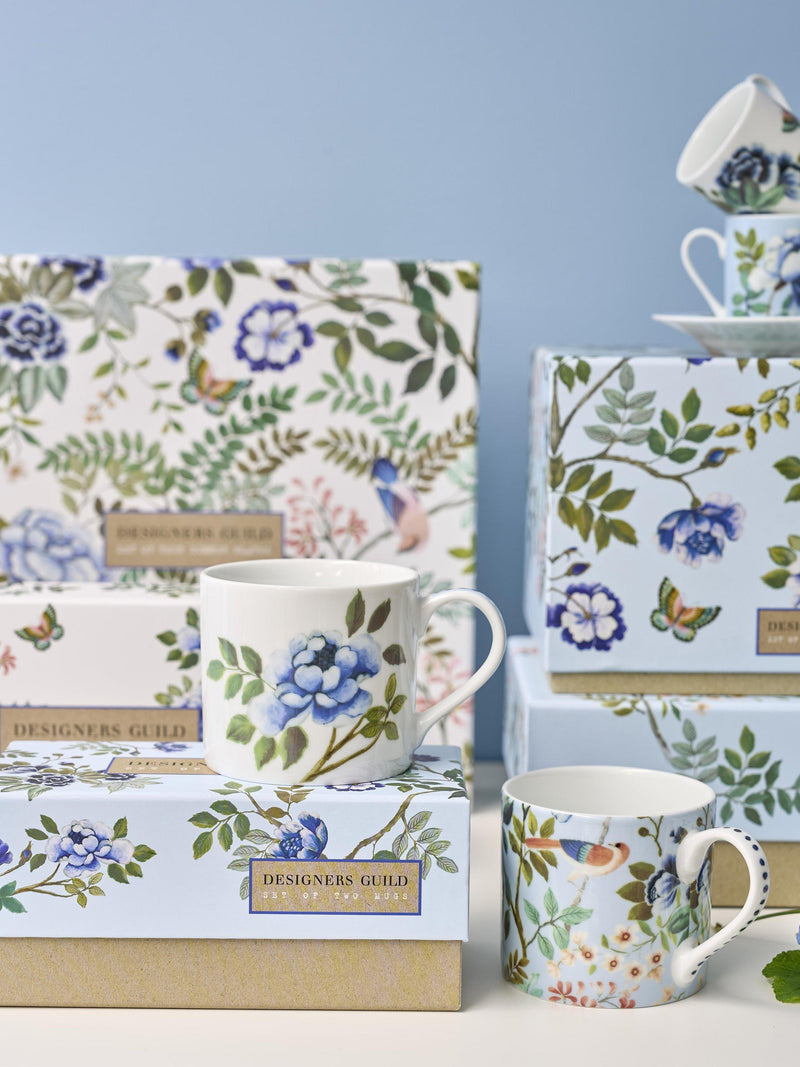 Designers Guild Porcelaine de Chine porcelain mugs set of two 290ml - British product