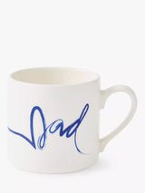 Portmeirion Dad Earthenware Mug Blue/White 360ml