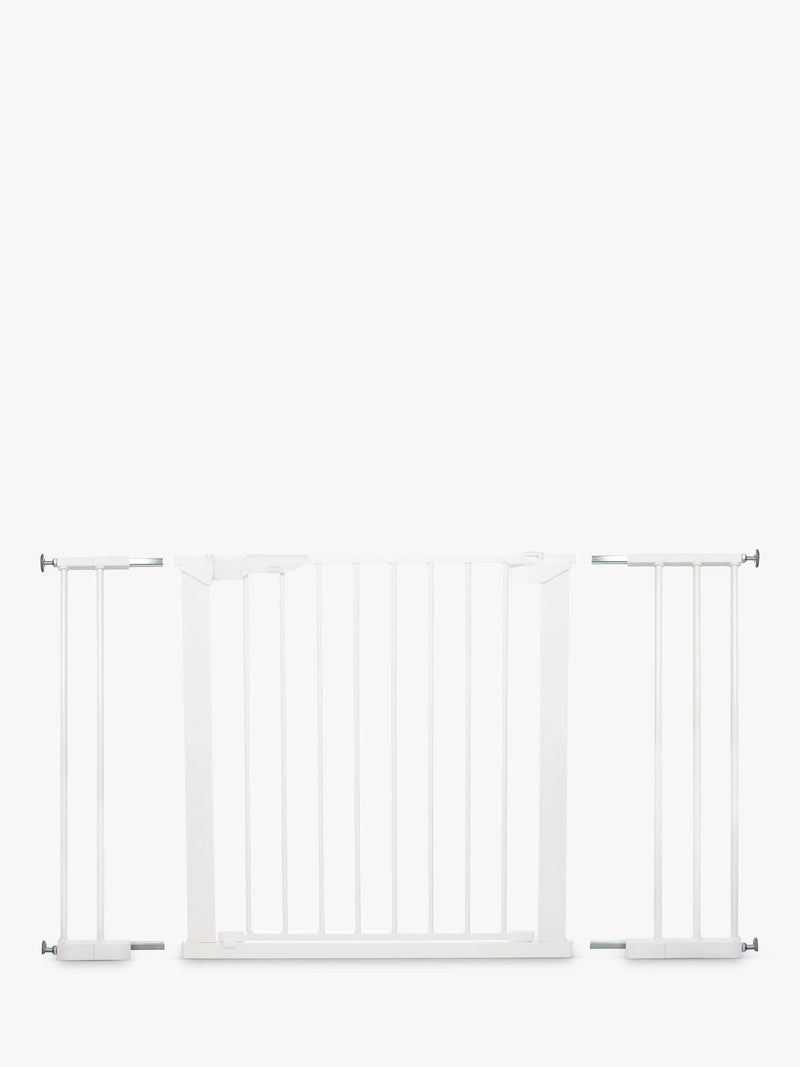 BabyDan Premier True Pressure Baby Safety Gate, White