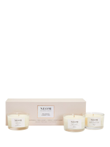 Travel Scented Candle Gift Set with Three Natural Fragrances