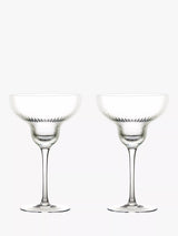 Anton Studio Designs Empire Margarita Cocktail Glass Clear Set of 2 400ml