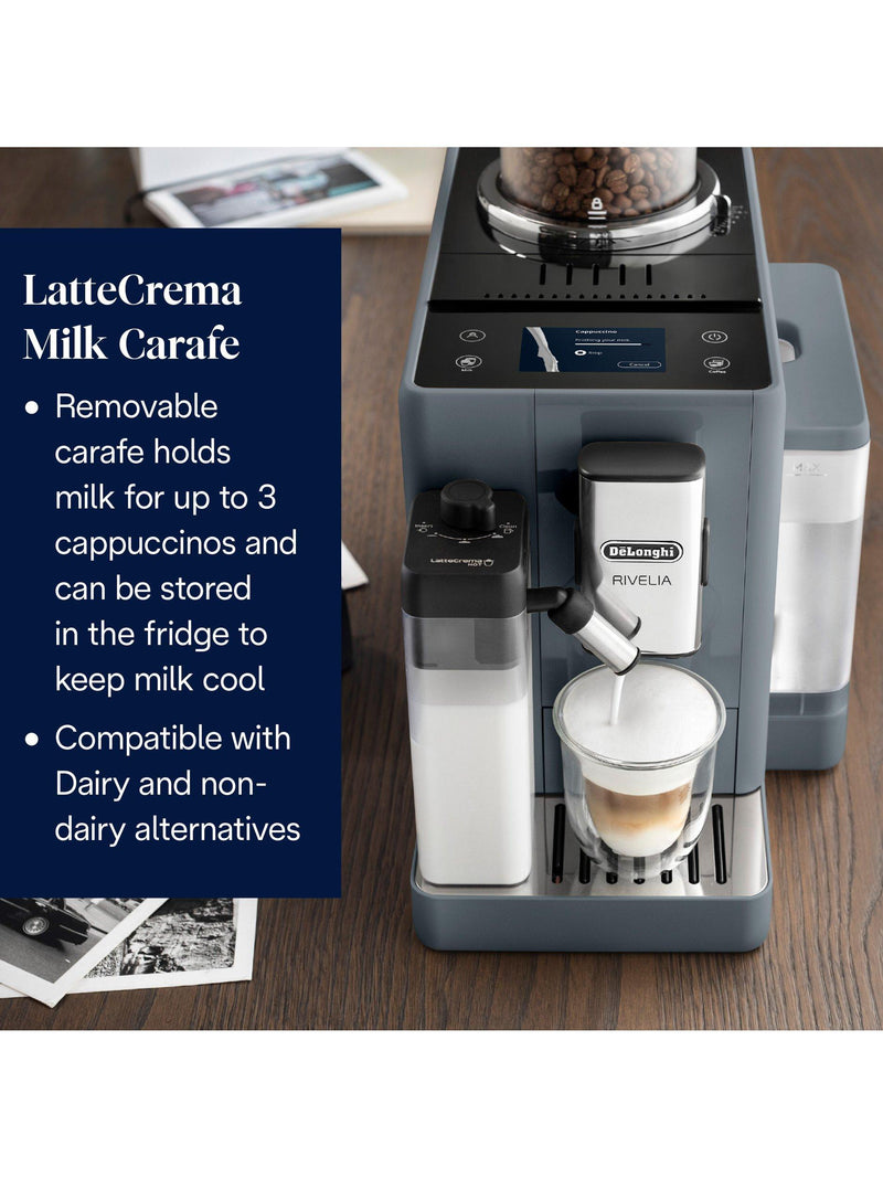 De'Longhi Rivelia EXAM440.55 automatic bean to cup coffee machine - British product