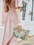 Elizabeth Scarlett Bridesmaid embroidered cotton pouch - British product
