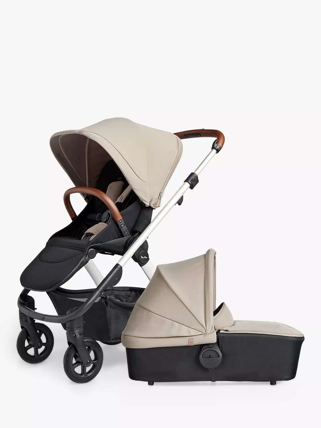 Silver Cross Tide Pushchair & Carrycot - McGrocer
