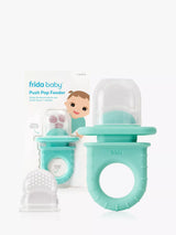 Baby Food Feeder with Push-Pop Design for Safe Weaning