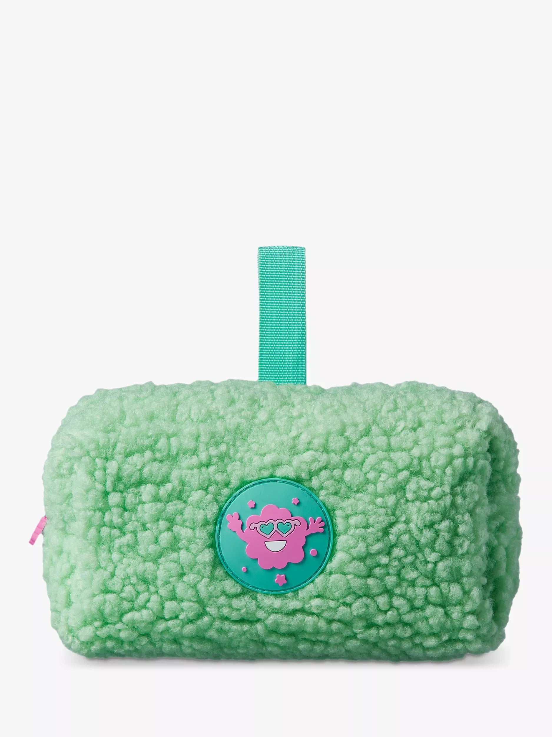 Tinc Mintees Fluffy Pencil Case, Green - McGrocer