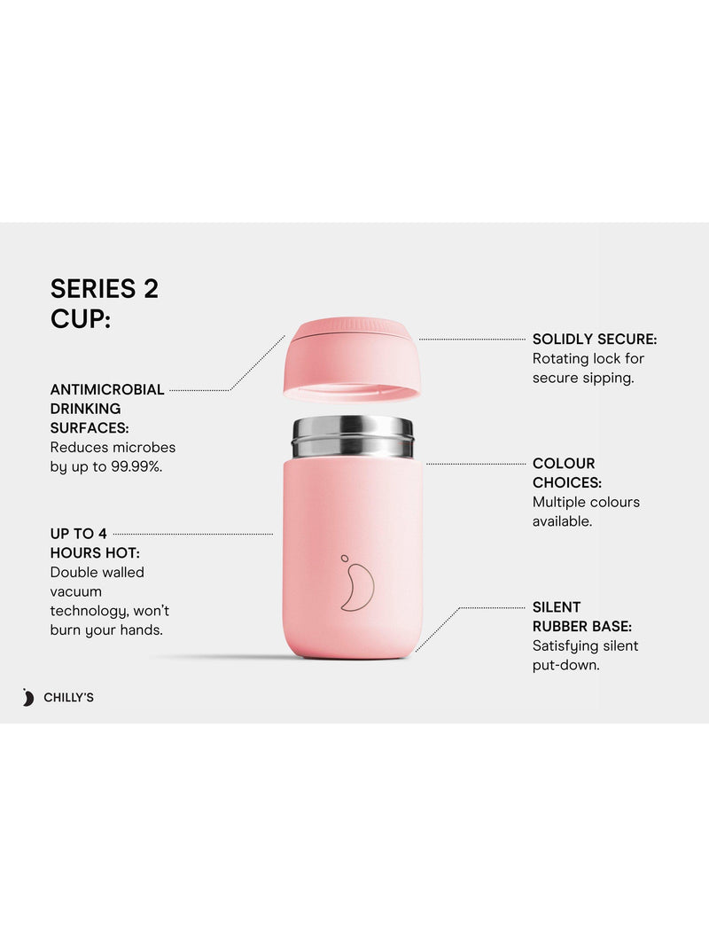 Chilly's Series 2 travel coffee cup 340ml - British product