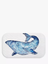 BlissHome Creatures Whale In-Bath Mat Blue Bath Mat