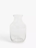 John Lewis clear glass plump posy vase 20.5cm, UK version