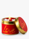 Lily-flame Love Tin scented candle 230g, UK version