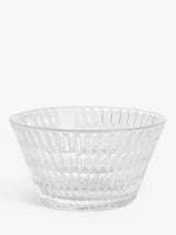 John Lewis Ava Glass Dessert Bowl, Clear, 12cm