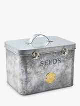 Burgon & Ball Sophie Conran Galvanised Steel Seed Tin