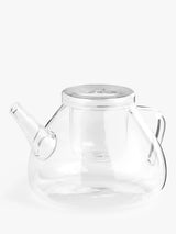 Borosilicate Glass Teapot with Screw-On Infuser for Herbal Teas