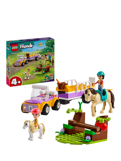 LEGO Friends Horse and Pony Trailer Building Set 105 Pieces