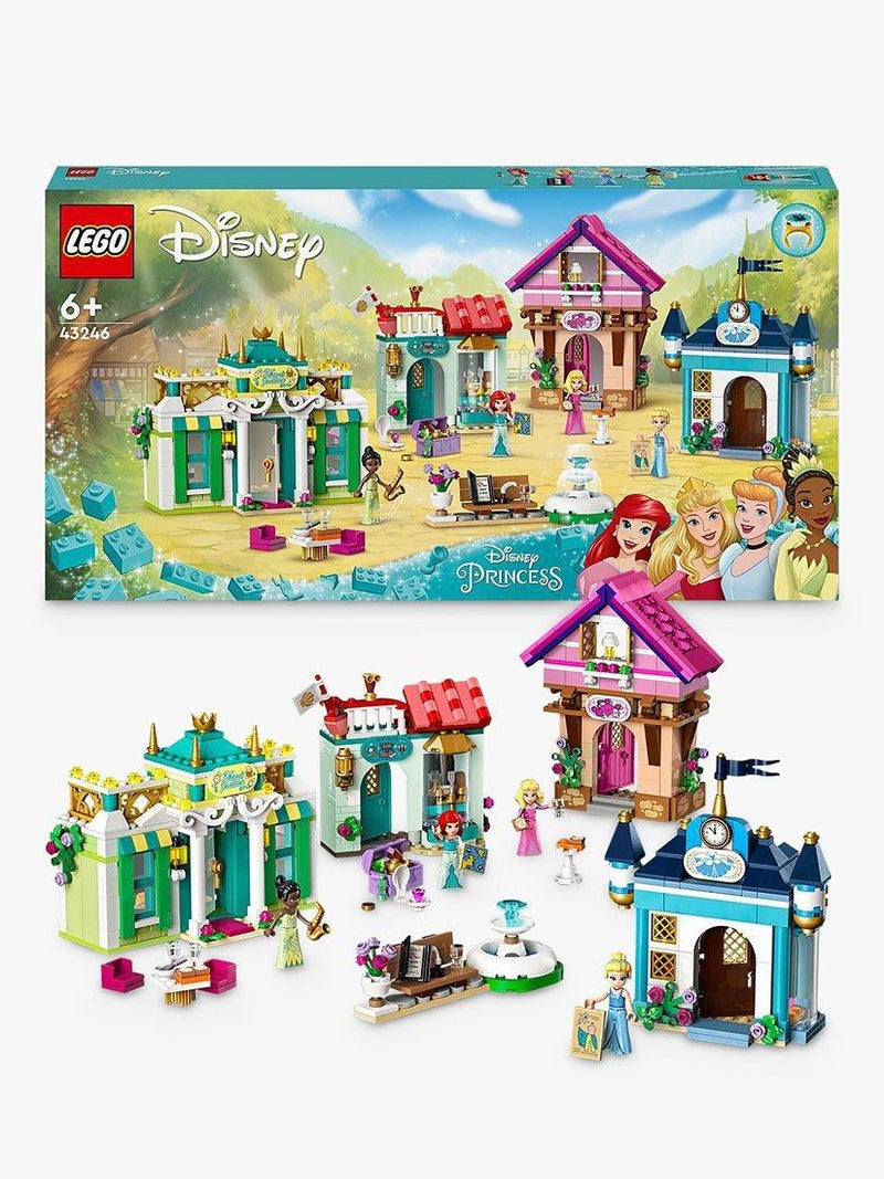 Princess Market Adventure Building Set with 817 Pieces and Mini-Dolls