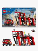LEGO City Fire Station with Fire Engine Toy Playset